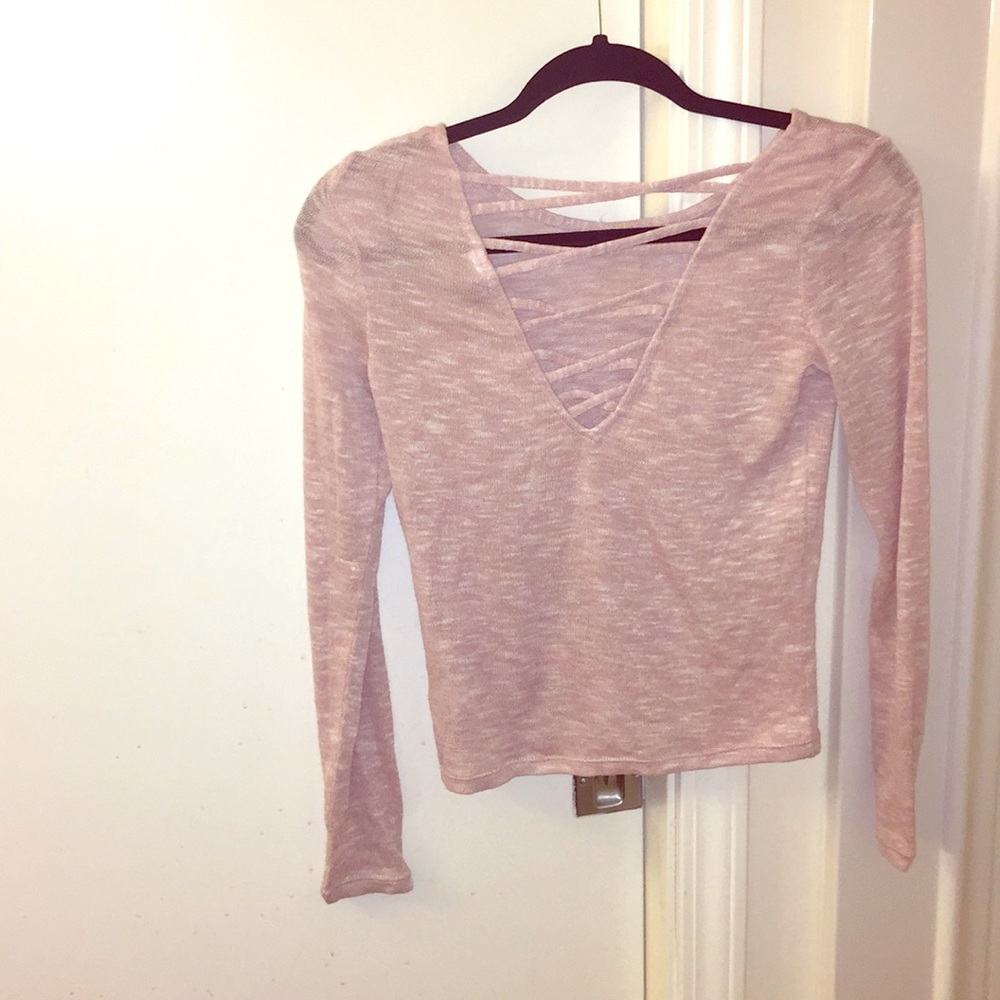 Salmon pink top